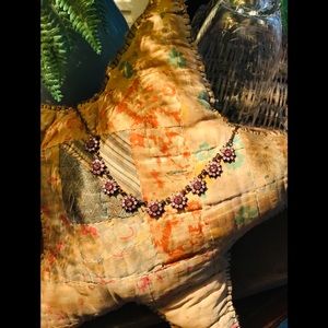 Vintage | Delicate Pink Floral Necklace